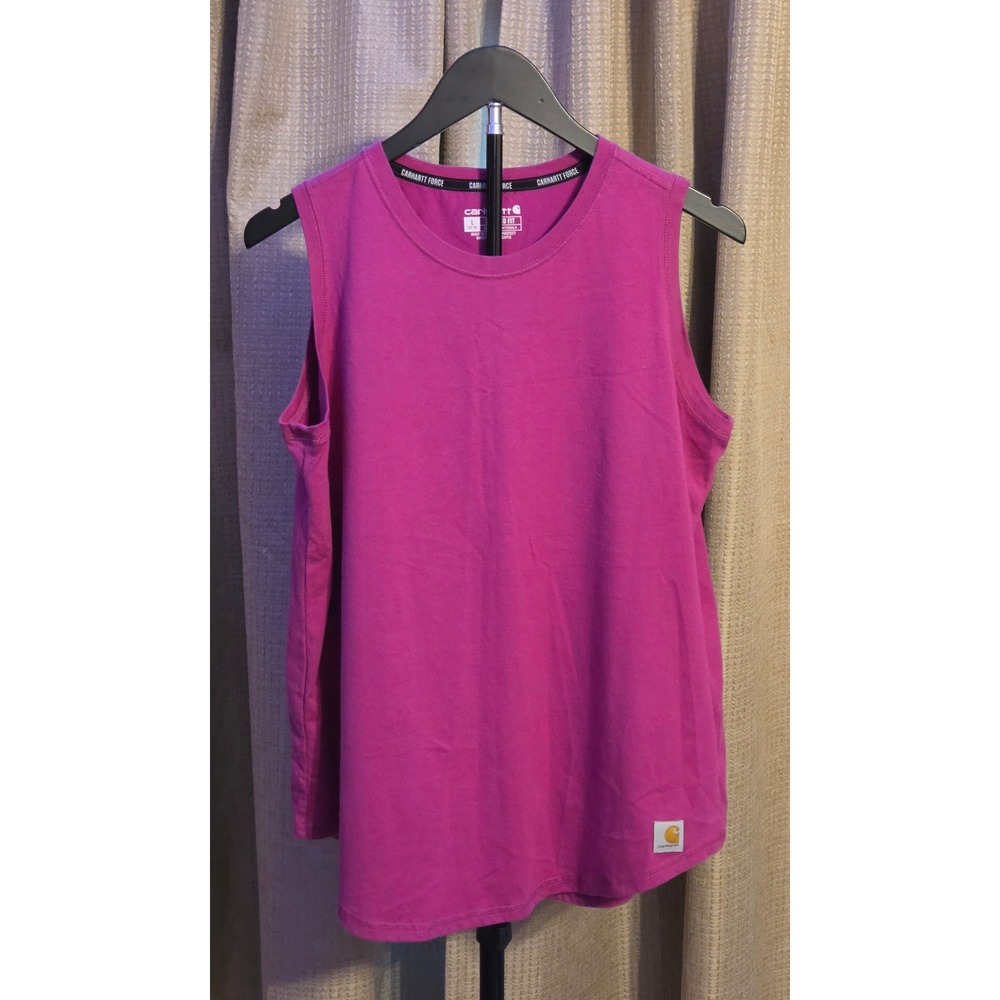 Carhartt Force Relaxed‎ Fit Tank Top Women's Size Large (12-14) Pink